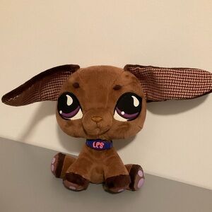 Dachshund Brown Dog Pet Shop Lps Plush 2007